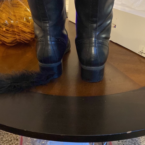 Tommy Hilfiger Tall Black Boots - Picture 5 of 13